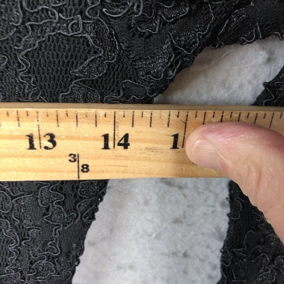 Vintage Rubina Dress Womens Small Black Lace Pleats Fairy Whimsigoth  Feminine - Picture 5 of 16